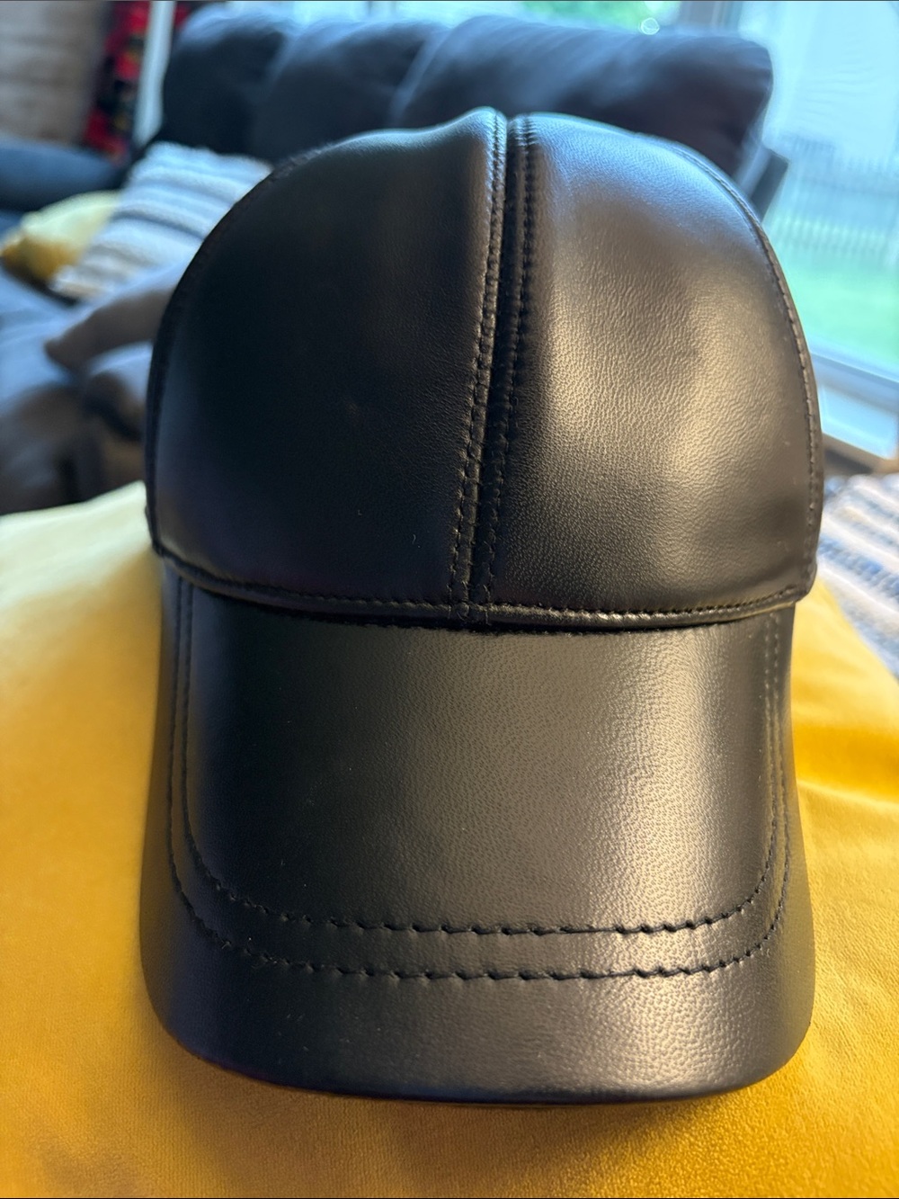 Saint and Sophia Avalon  Leather Baseball Cap